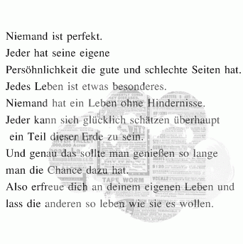  capitulo uno Keiner hat mich gefragt ob ich leben will, also sagt