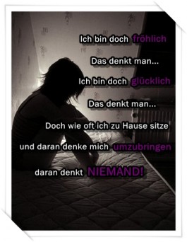 - Spruch Biilder - Depri